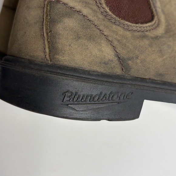 Blundstone Boots Womens AU 3 US 6 Rustic Brown Leather Chelsea Classic 585 - Picture 11 of 13